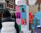 Kartons für Menschenrechte – Begeisternde Aktion auf dem Reutlinger Marktplatz